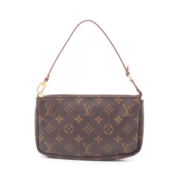 LOUIS VUITTON Brown Monogram Leather Bag - Picture 1 of 8